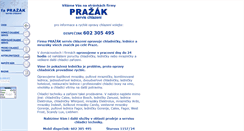 Desktop Screenshot of prazak-chlazeni.cz