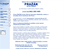 Tablet Screenshot of prazak-chlazeni.cz